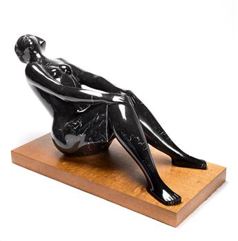 ELIZABETH CATLETT (1915 - 2012) Reclined Figure.